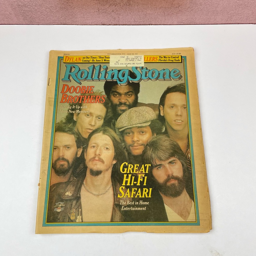 Vintage Rolling Stone Magazine Doobie Brothers September 20, 1979 Music Art